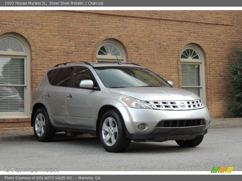 Sheer Silver Metallic / Charcoal 2003 Nissan Murano SL