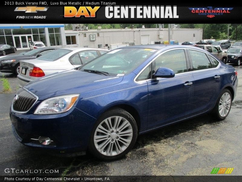 Luxo Blue Metallic / Medium Titanium 2013 Buick Verano FWD
