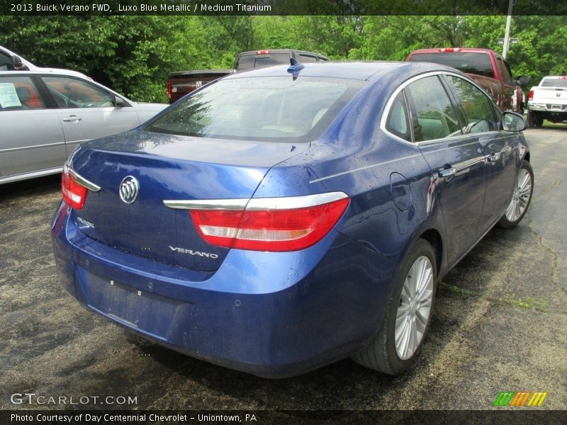 Luxo Blue Metallic / Medium Titanium 2013 Buick Verano FWD