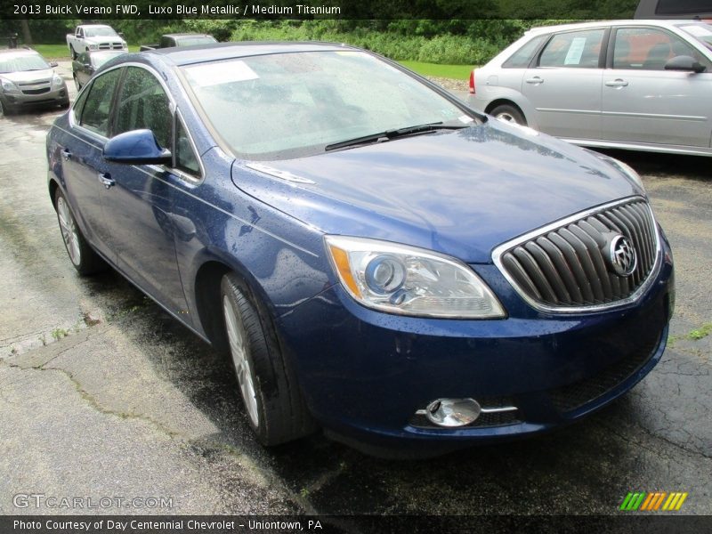Luxo Blue Metallic / Medium Titanium 2013 Buick Verano FWD