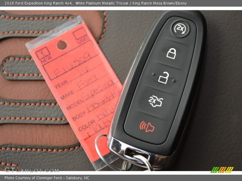 Keys of 2016 Expedition King Ranch 4x4