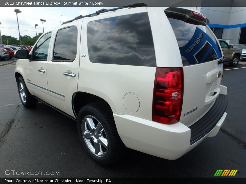 Summit White / Ebony 2013 Chevrolet Tahoe LTZ 4x4