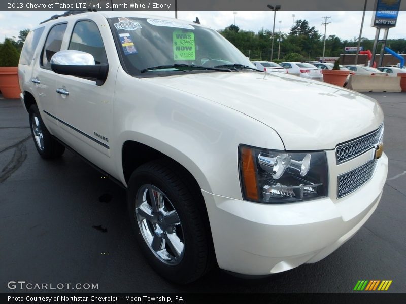 Summit White / Ebony 2013 Chevrolet Tahoe LTZ 4x4