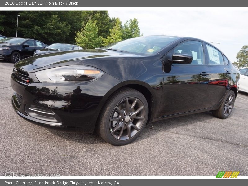 Pitch Black / Black 2016 Dodge Dart SE