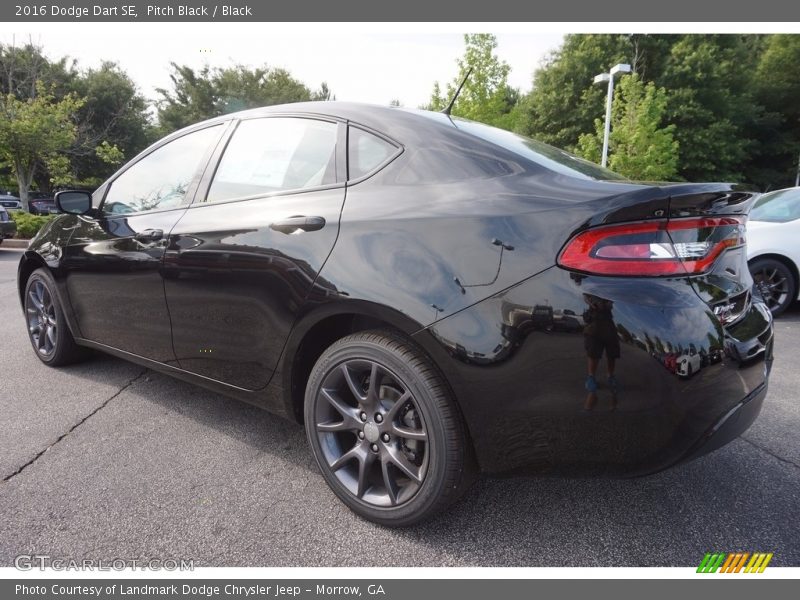 Pitch Black / Black 2016 Dodge Dart SE