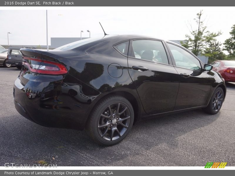 Pitch Black / Black 2016 Dodge Dart SE