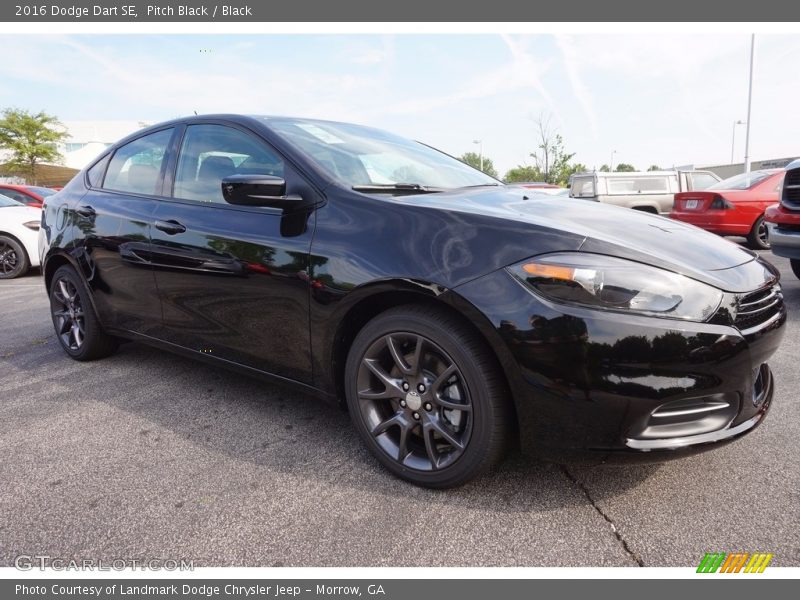 Pitch Black / Black 2016 Dodge Dart SE