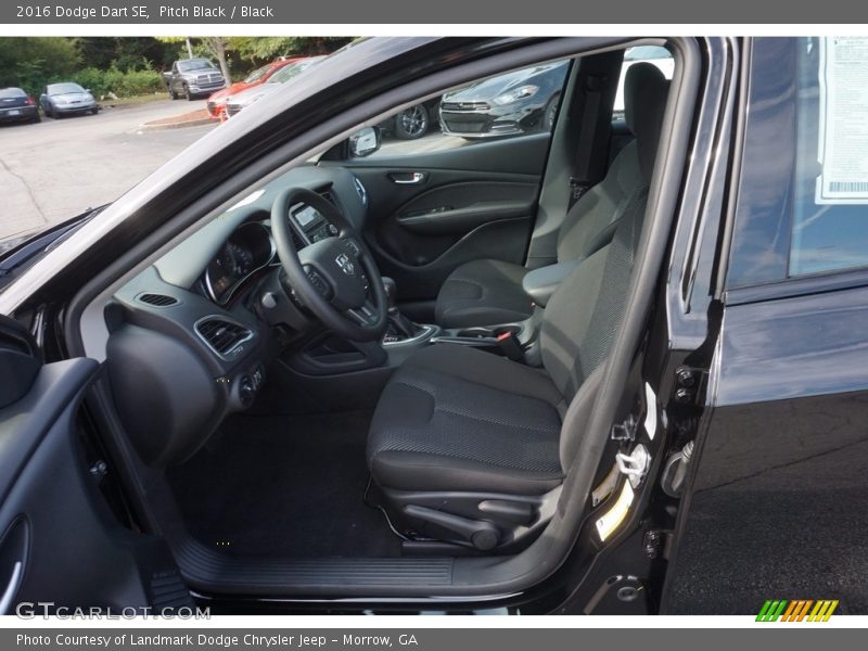 Pitch Black / Black 2016 Dodge Dart SE