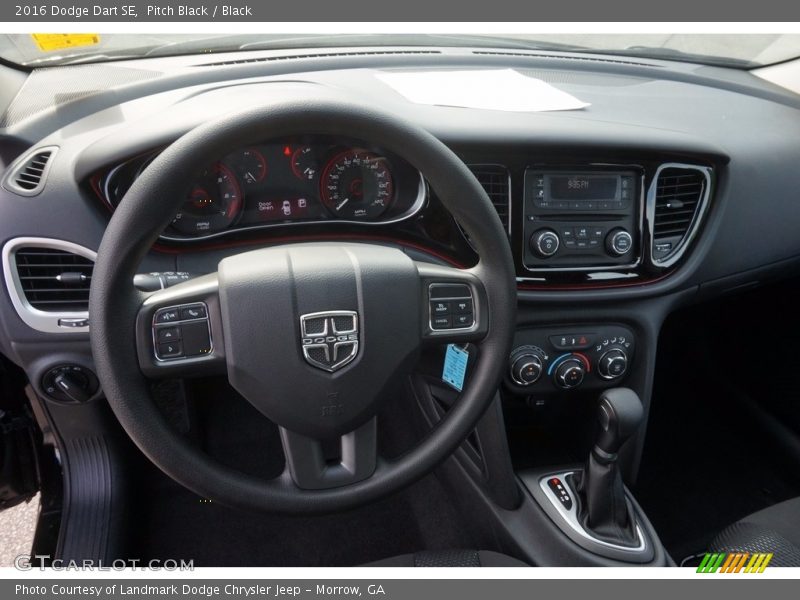 Pitch Black / Black 2016 Dodge Dart SE
