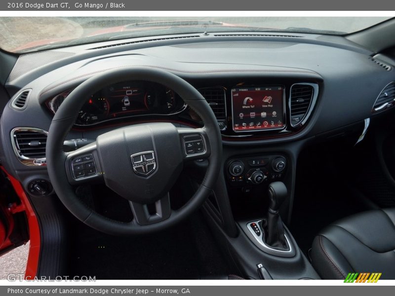 Go Mango / Black 2016 Dodge Dart GT
