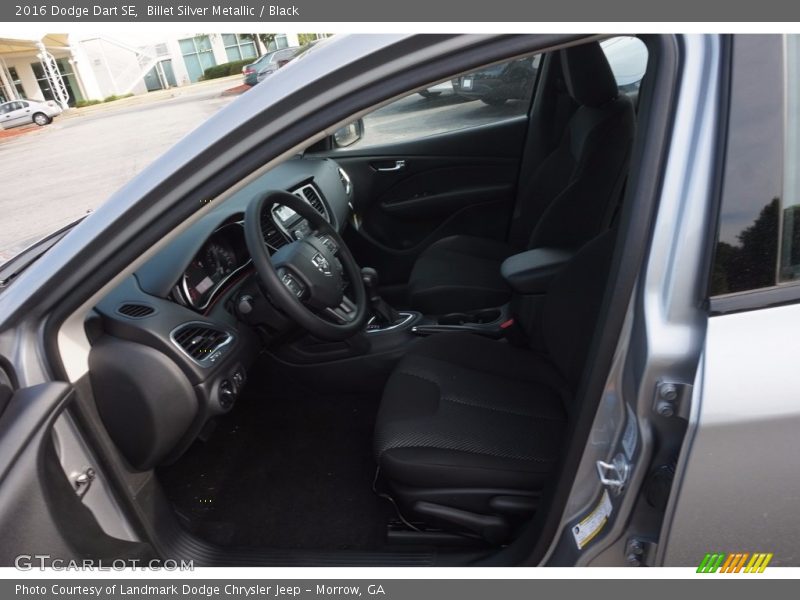 Billet Silver Metallic / Black 2016 Dodge Dart SE