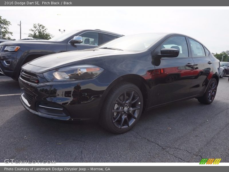 Pitch Black / Black 2016 Dodge Dart SE