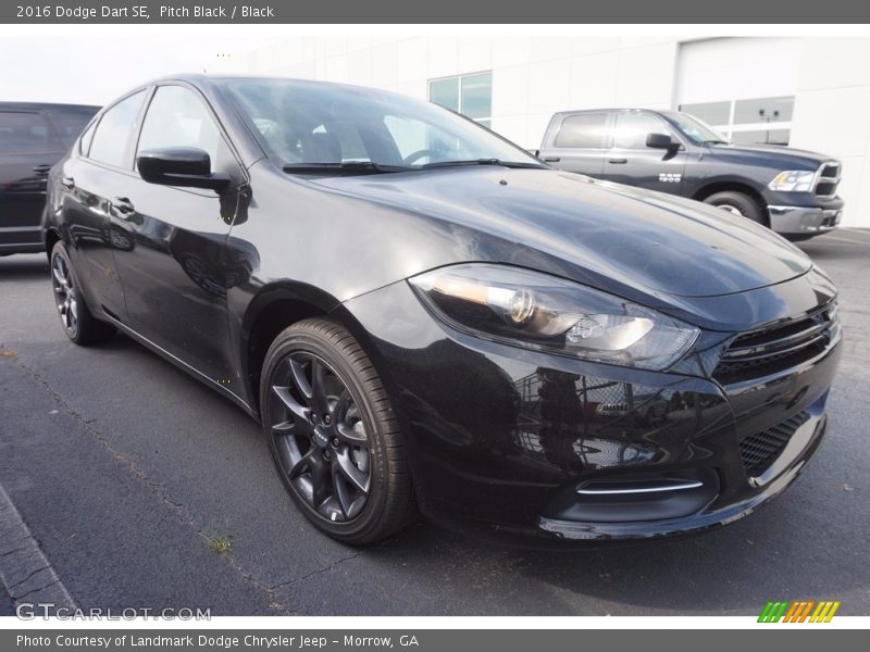 Pitch Black / Black 2016 Dodge Dart SE