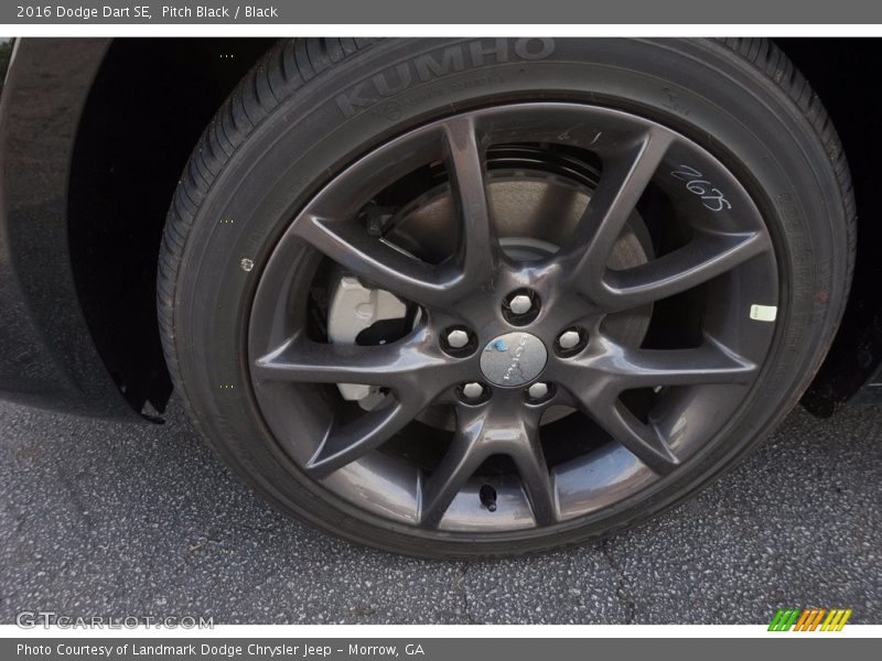 Pitch Black / Black 2016 Dodge Dart SE