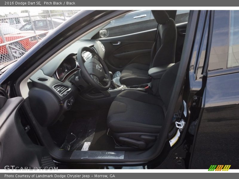 Pitch Black / Black 2016 Dodge Dart SE