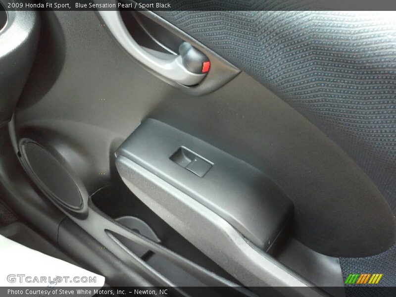 Blue Sensation Pearl / Sport Black 2009 Honda Fit Sport