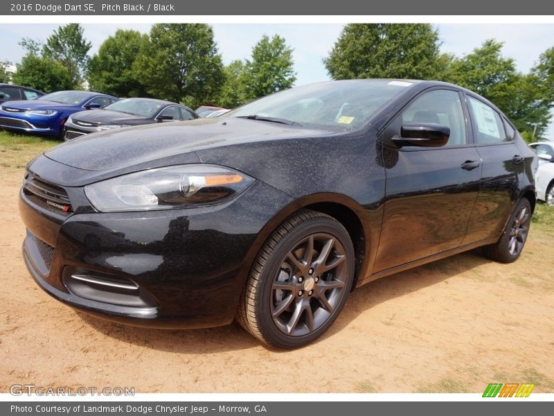 Pitch Black / Black 2016 Dodge Dart SE