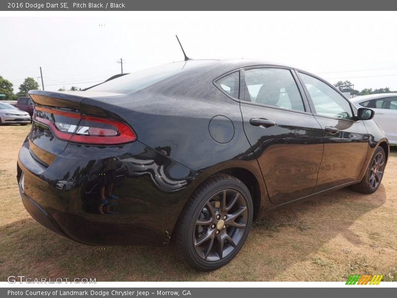 Pitch Black / Black 2016 Dodge Dart SE