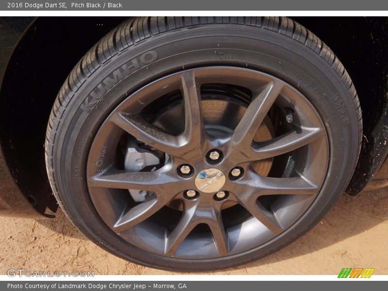 Pitch Black / Black 2016 Dodge Dart SE