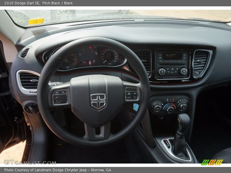 Pitch Black / Black 2016 Dodge Dart SE