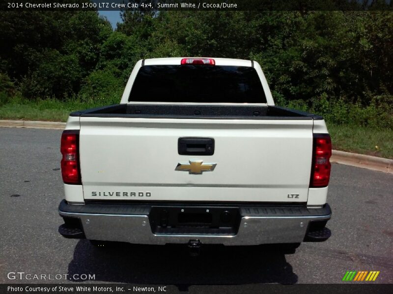 Summit White / Cocoa/Dune 2014 Chevrolet Silverado 1500 LTZ Crew Cab 4x4