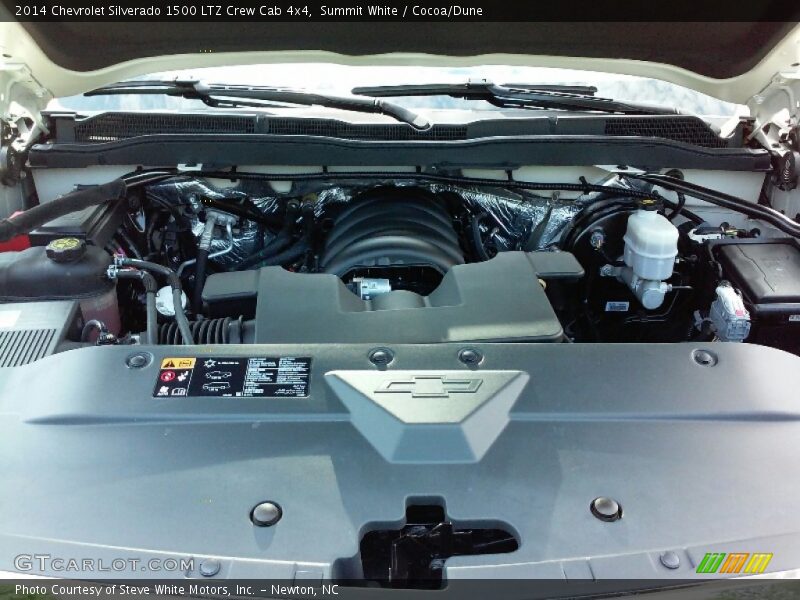 Summit White / Cocoa/Dune 2014 Chevrolet Silverado 1500 LTZ Crew Cab 4x4