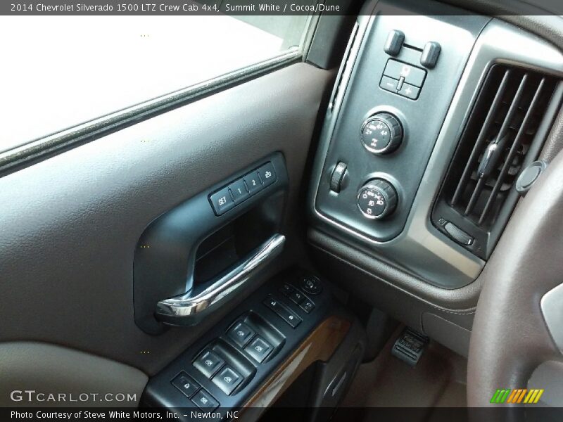 Summit White / Cocoa/Dune 2014 Chevrolet Silverado 1500 LTZ Crew Cab 4x4