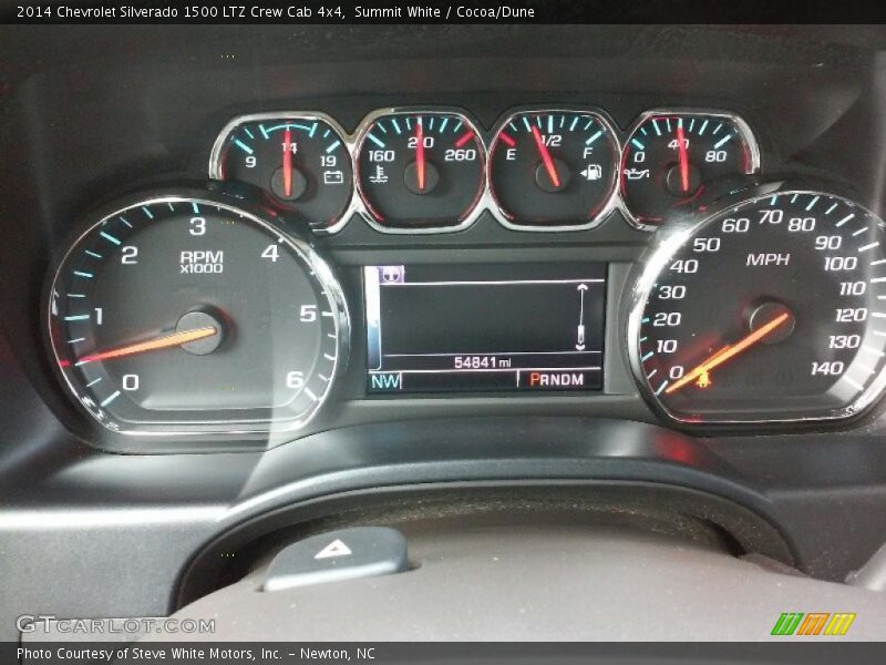 Summit White / Cocoa/Dune 2014 Chevrolet Silverado 1500 LTZ Crew Cab 4x4