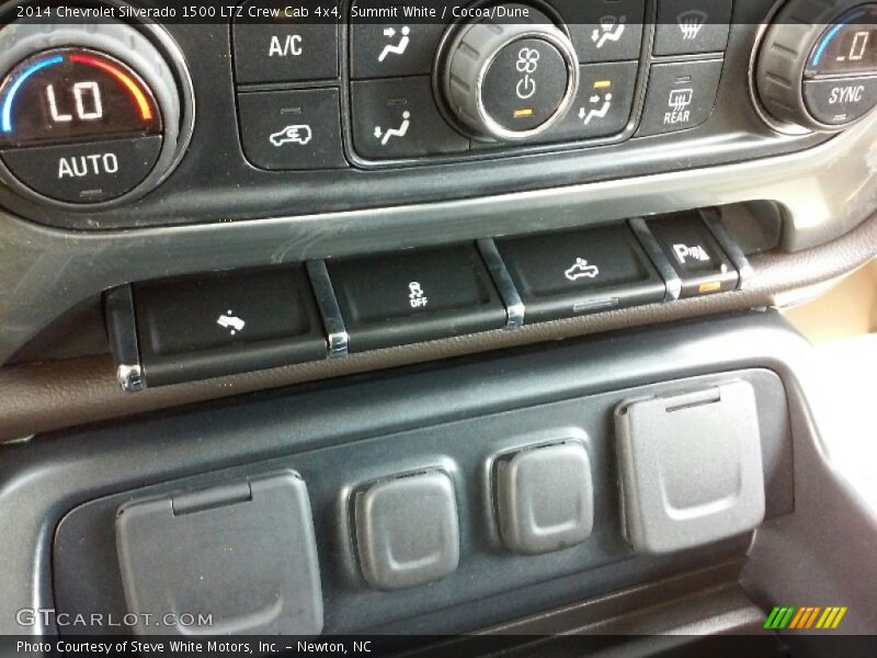 Summit White / Cocoa/Dune 2014 Chevrolet Silverado 1500 LTZ Crew Cab 4x4