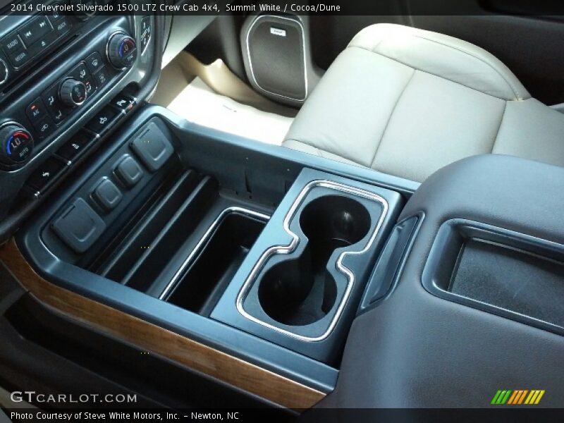 Summit White / Cocoa/Dune 2014 Chevrolet Silverado 1500 LTZ Crew Cab 4x4
