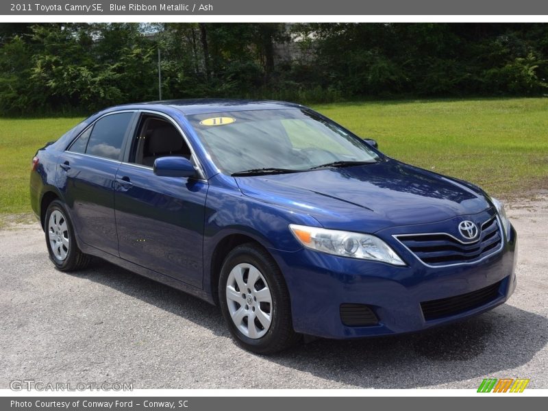 Blue Ribbon Metallic / Ash 2011 Toyota Camry SE