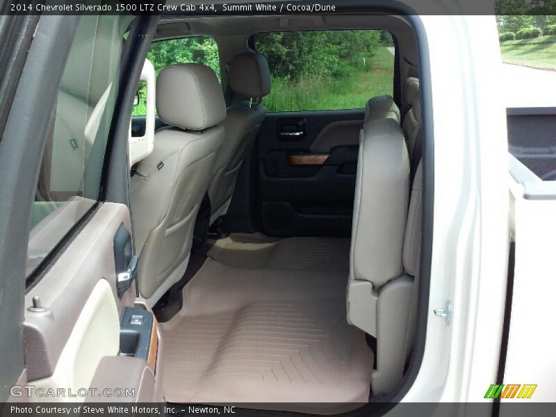 Summit White / Cocoa/Dune 2014 Chevrolet Silverado 1500 LTZ Crew Cab 4x4