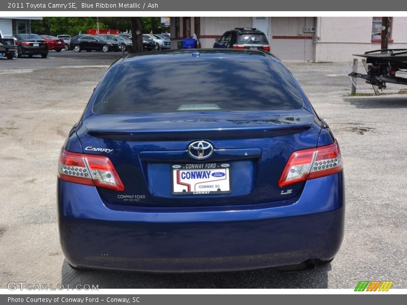 Blue Ribbon Metallic / Ash 2011 Toyota Camry SE