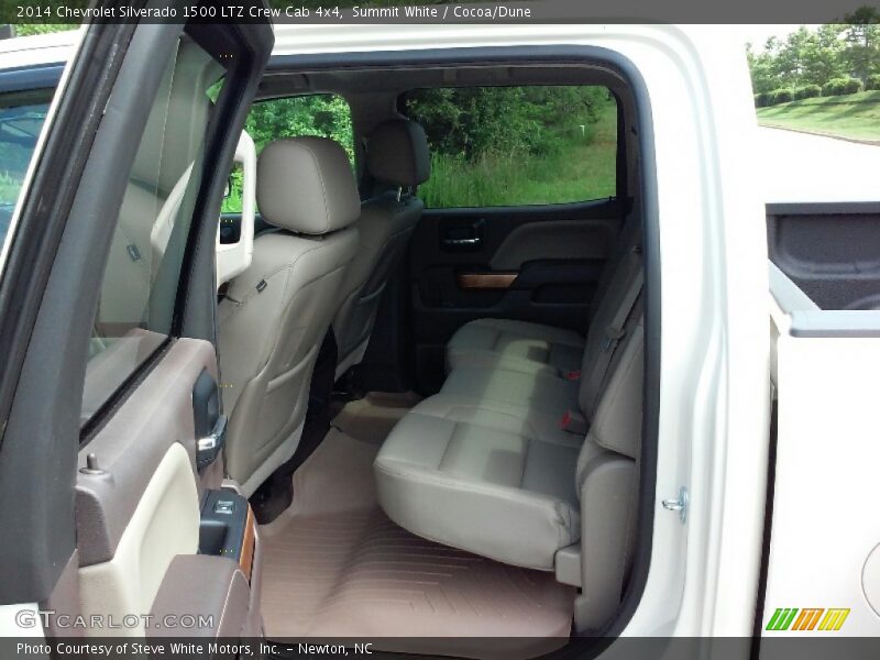 Summit White / Cocoa/Dune 2014 Chevrolet Silverado 1500 LTZ Crew Cab 4x4