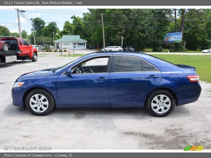 Blue Ribbon Metallic / Ash 2011 Toyota Camry SE