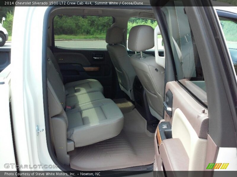 Summit White / Cocoa/Dune 2014 Chevrolet Silverado 1500 LTZ Crew Cab 4x4
