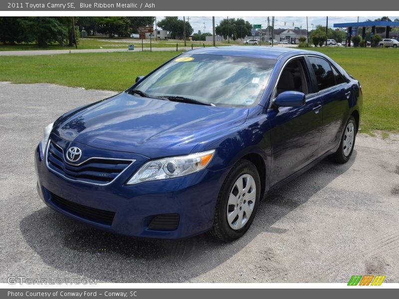 Blue Ribbon Metallic / Ash 2011 Toyota Camry SE