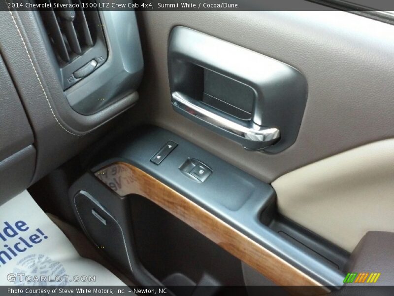 Summit White / Cocoa/Dune 2014 Chevrolet Silverado 1500 LTZ Crew Cab 4x4
