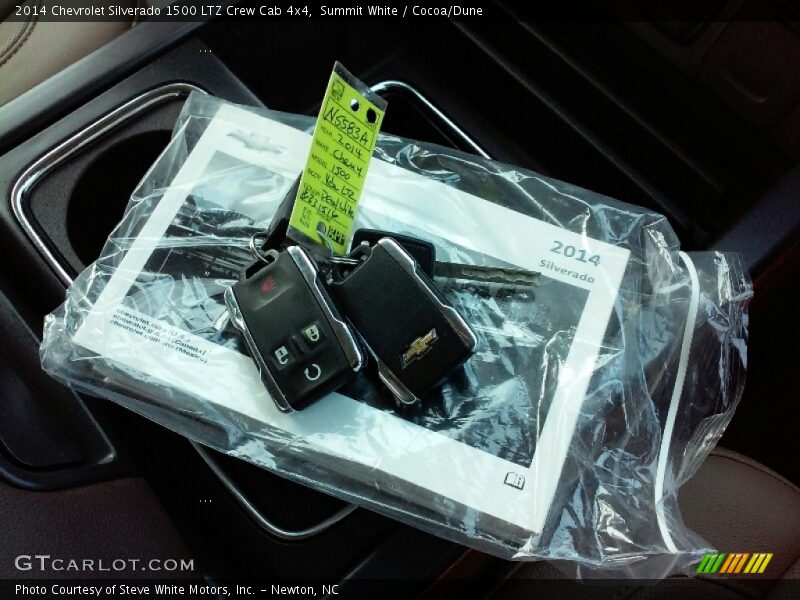 Summit White / Cocoa/Dune 2014 Chevrolet Silverado 1500 LTZ Crew Cab 4x4