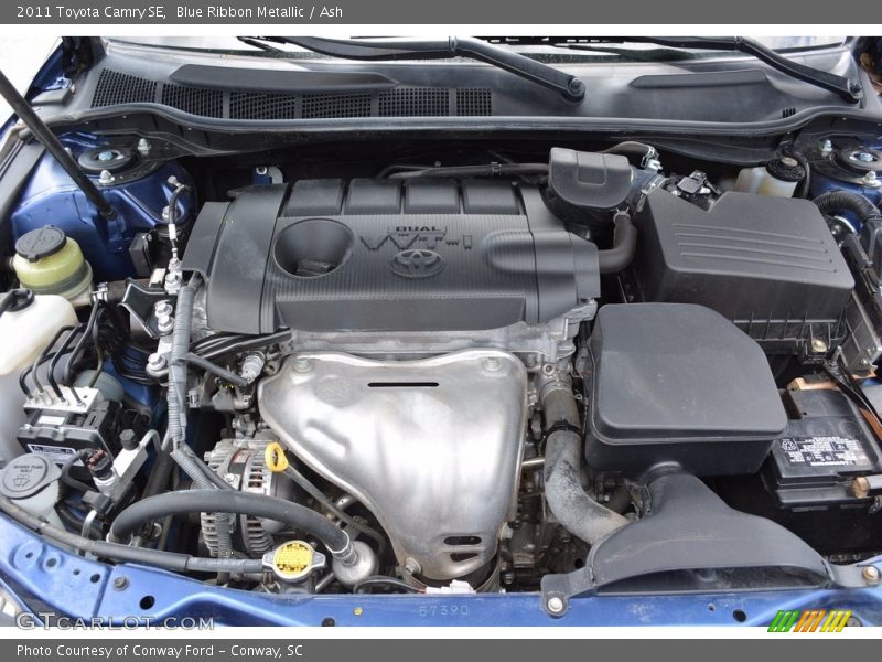Blue Ribbon Metallic / Ash 2011 Toyota Camry SE