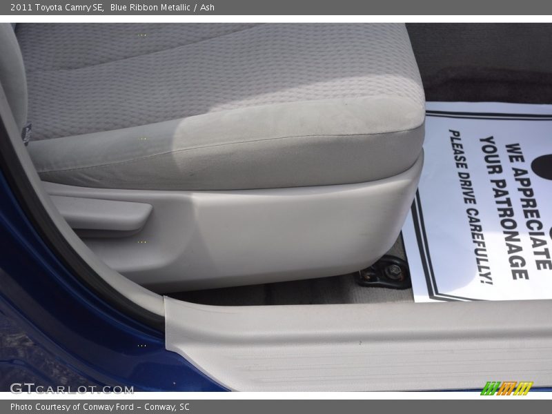 Blue Ribbon Metallic / Ash 2011 Toyota Camry SE