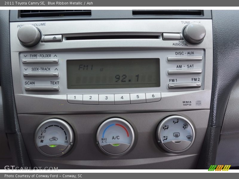 Blue Ribbon Metallic / Ash 2011 Toyota Camry SE