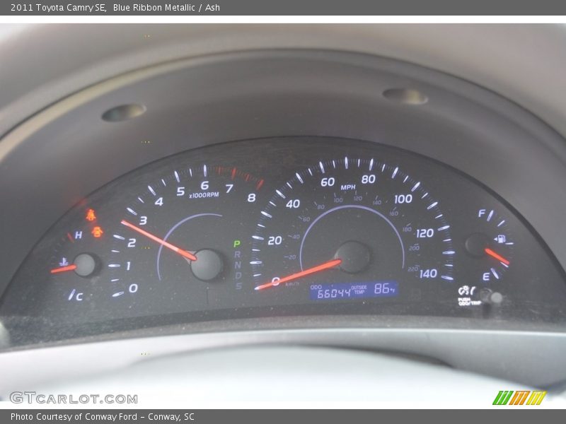 Blue Ribbon Metallic / Ash 2011 Toyota Camry SE