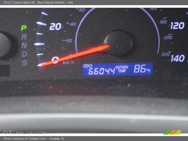 Blue Ribbon Metallic / Ash 2011 Toyota Camry SE
