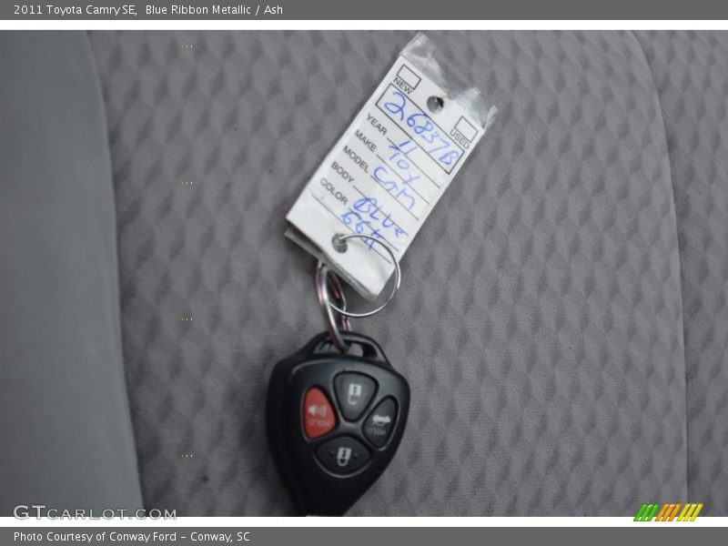 Blue Ribbon Metallic / Ash 2011 Toyota Camry SE
