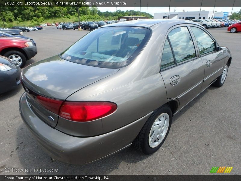 Mineral Gray Metallic / Medium Graphite 2002 Ford Escort SE Sedan
