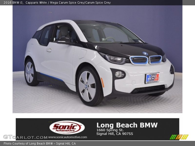 Capparis White / Mega Carum Spice Grey/Carum Spice Grey 2016 BMW i3