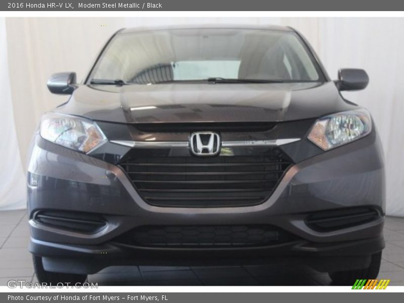 Modern Steel Metallic / Black 2016 Honda HR-V LX