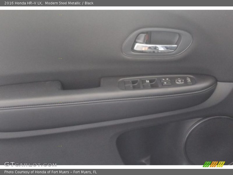 Modern Steel Metallic / Black 2016 Honda HR-V LX