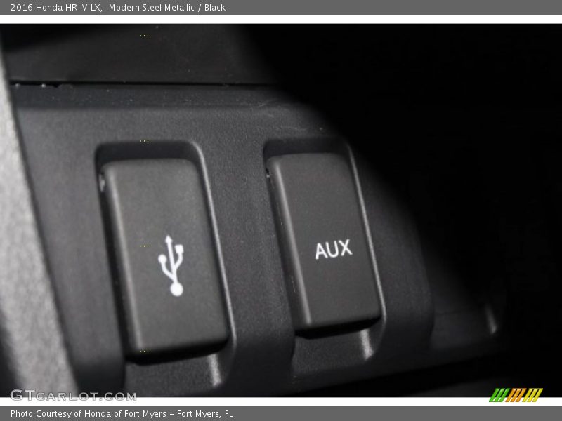 Modern Steel Metallic / Black 2016 Honda HR-V LX